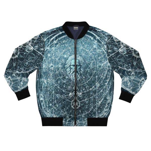 Unlock Your Inner Genius with Leonardo's Legacy™: The Genius Bomber Jacket!