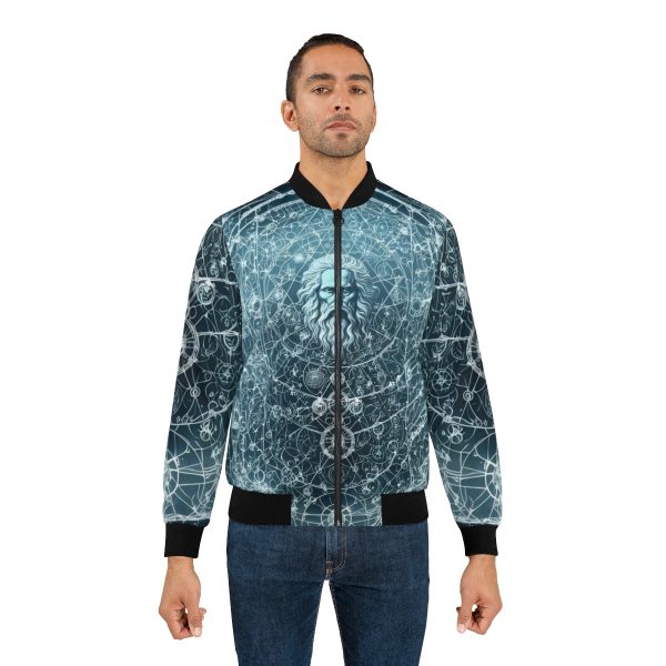 Unlock Your Inner Genius with Leonardo's Legacy™: The Genius Bomber Jacket!