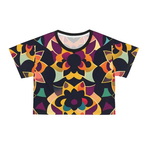 FemmeVibe™ Tribal Print Crop Top