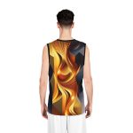 GoldenWhirlwind" Men's Basketball Tank Top Basketball Jersey
