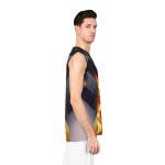 GoldenWhirlwind" Men's Basketball Tank Top Basketball Jersey