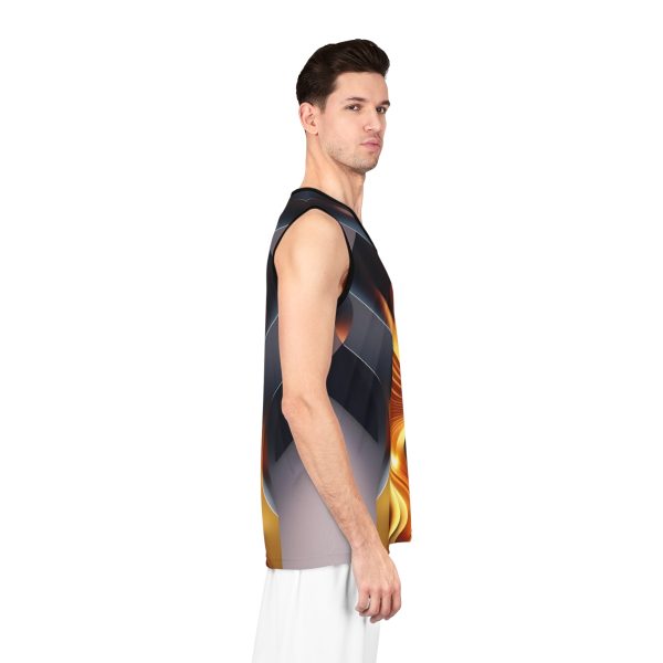 GoldenWhirlwind" Men's Basketball Tank Top Basketball Jersey