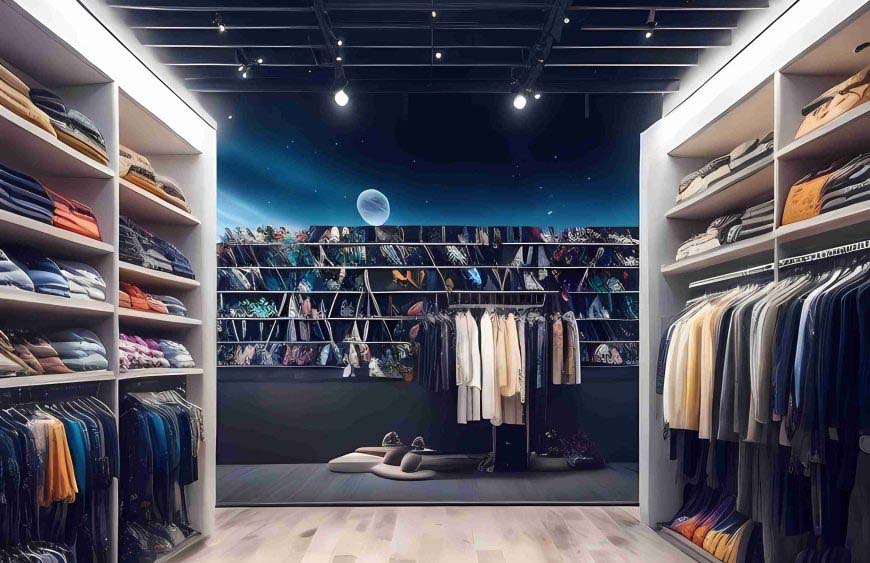 Leonardo_Creative_A_large_expansive_clothing_store_but_a_reall_0