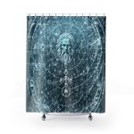 ArtisticBurst™ - A Curtain That Transforms Your Bathroom into an Mathematic Haven