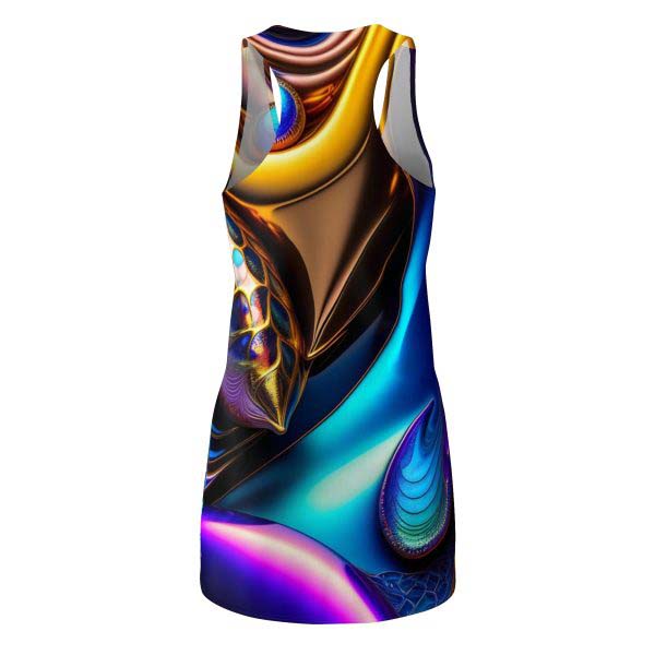 DeepSun™ Vibrant Iridescence Racerback Dress