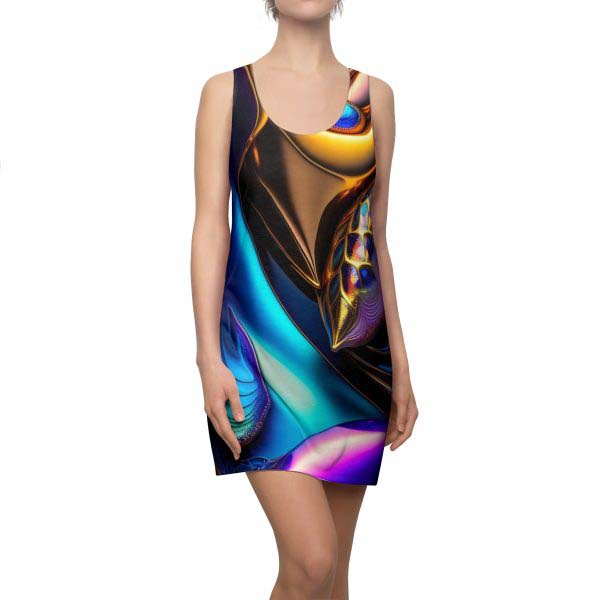 DeepSun™ Vibrant Iridescence Racerback Dress