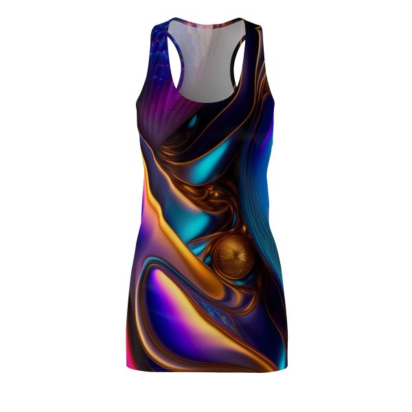 Beach Bliss: DeepSun™ Iridescent Racerback Dress for Sun-Kissed Serenity