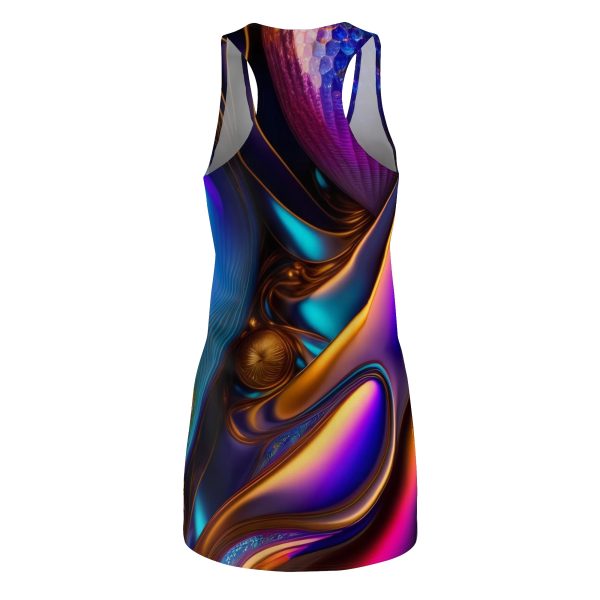 Beach Bliss: DeepSun™ Iridescent Racerback Dress for Sun-Kissed Serenity