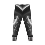 ActiveVibe™ Thunderstrike Leggings 💫 Electrify Your Style with Stormy Flair!