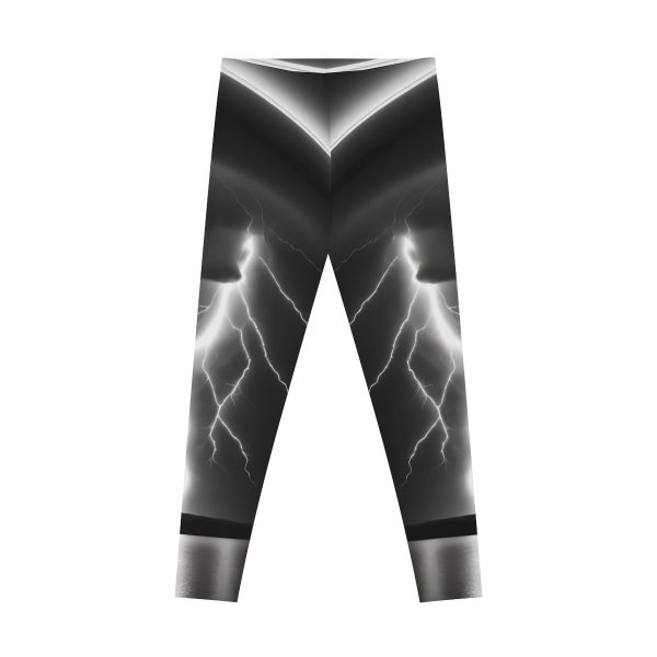 ActiveVibe™ Thunderstrike Leggings 💫 Electrify Your Style with Stormy Flair!