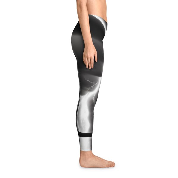 ActiveVibe™ Thunderstrike Leggings 💫 Electrify Your Style with Stormy Flair!