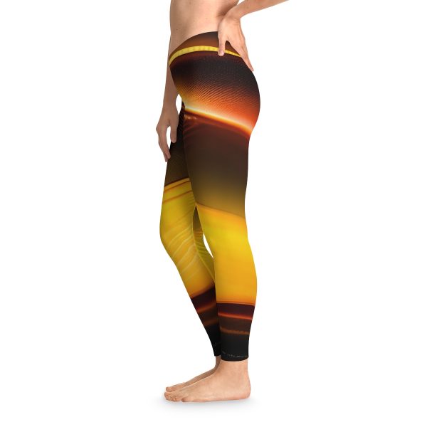 ActiveVibe™ Glowing Golden Goddess Yoga Pants 🧘🏼♀️ Embrace Your Radiant Power!