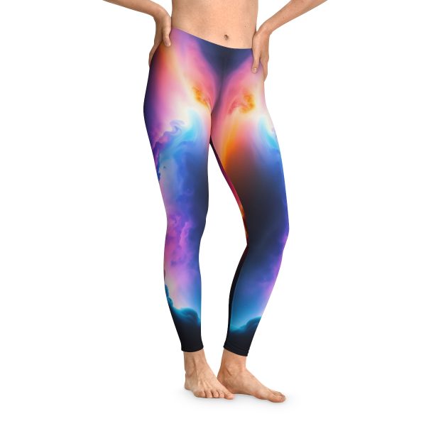 Cosmic Harmony Fusion Leggings - Embrace the Celestial Flow!
