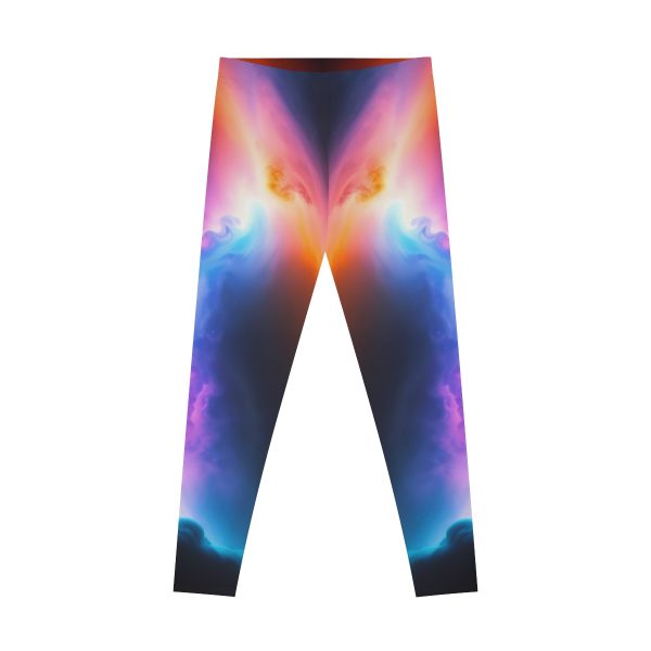 Cosmic Harmony Fusion Leggings - Embrace the Celestial Flow!