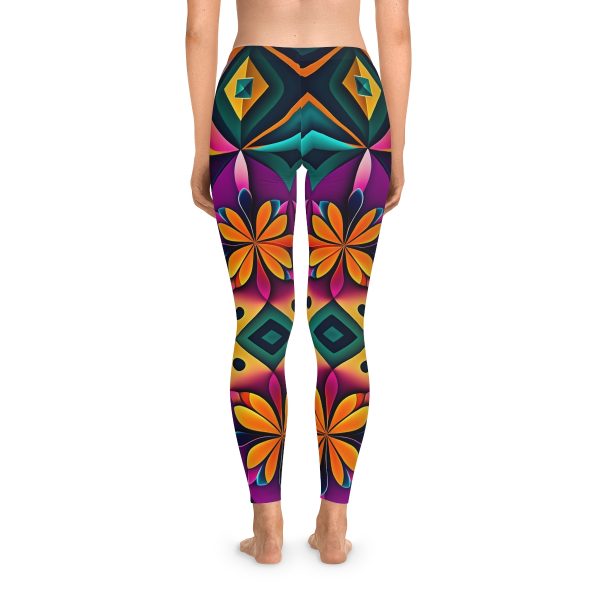 Brilliant Blossom Burst Leggings 🌸 Embrace Nature's Vivid Symphony!