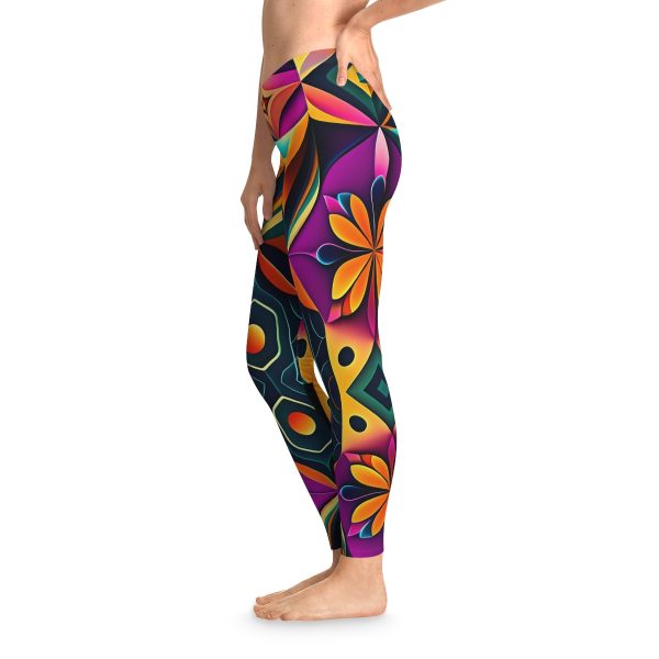 Brilliant Blossom Burst Leggings 🌸 Embrace Nature's Vivid Symphony!