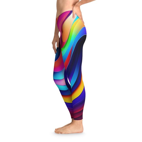 Radiant Swirl Symphony Leggings 🎶 Embrace Your One-of-a-Kind Style!