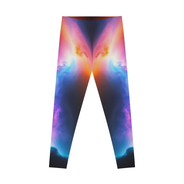 Cosmic Harmony Fusion Leggings - Embrace the Celestial Flow!