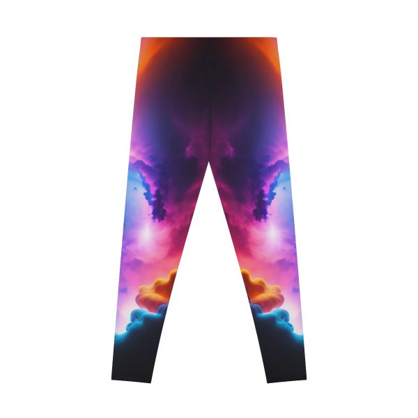 Cosmic Harmony Fusion Leggings - Embrace the Celestial Flow!
