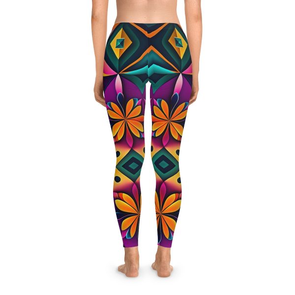 Brilliant Blossom Burst Leggings 🌸 Embrace Nature's Vivid Symphony!