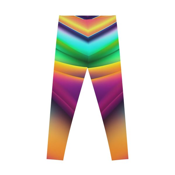 ActiveVibe™ Rainbow Bright Leisure Leggings 🌈 Illuminate Your Vibrant Spirit!