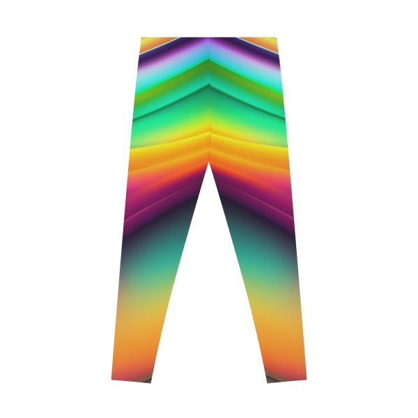ActiveVibe™ Rainbow Bright Leisure Leggings 🌈 Illuminate Your Vibrant Spirit!