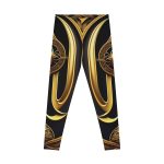ActiveVibe™ Golden Goddess Yoga Pants 🧚 Embrace Your Inner Radiance!