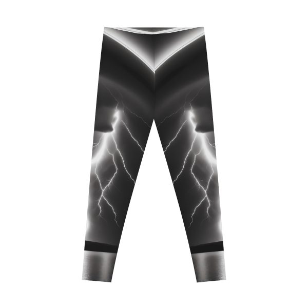 ActiveVibe™ Thunderstrike Leggings 💫 Electrify Your Style with Stormy Flair!