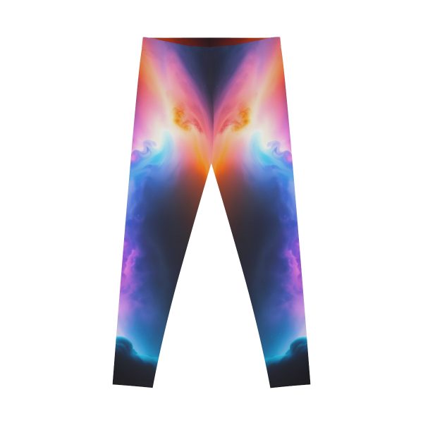 Cosmic Harmony Fusion Leggings - Embrace the Celestial Flow!