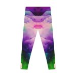 Ethereal Watercolor Dream Leggings - Dive into a World of Vibrant Serenity!
