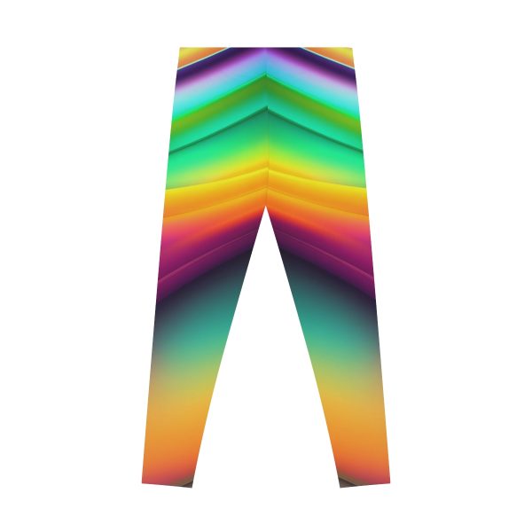 ActiveVibe™ Rainbow Bright Leisure Leggings 🌈 Illuminate Your Vibrant Spirit!