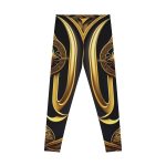ActiveVibe™ Golden Goddess Yoga Pants 🧚 Embrace Your Inner Radiance!