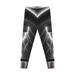 ActiveVibe™ Thunderstrike Leggings 💫 Electrify Your Style with Stormy Flair!