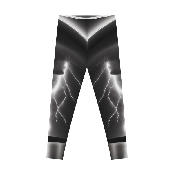 ActiveVibe™ Thunderstrike Leggings 💫 Electrify Your Style with Stormy Flair!