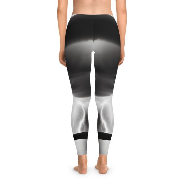 ActiveVibe™ Thunderstrike Leggings 💫 Electrify Your Style with Stormy Flair!