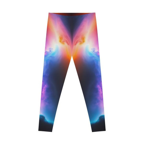 Cosmic Harmony Fusion Leggings - Embrace the Celestial Flow!