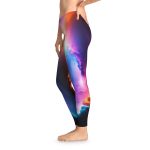 Cosmic Harmony Fusion Leggings - Embrace the Celestial Flow!
