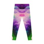 Ethereal Watercolor Dream Leggings - Dive into a World of Vibrant Serenity!