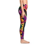 Brilliant Blossom Burst Leggings 🌸 Embrace Nature's Vivid Symphony!