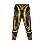 ActiveVibe™ Golden Goddess Yoga Pants 🧚 Embrace Your Inner Radiance!