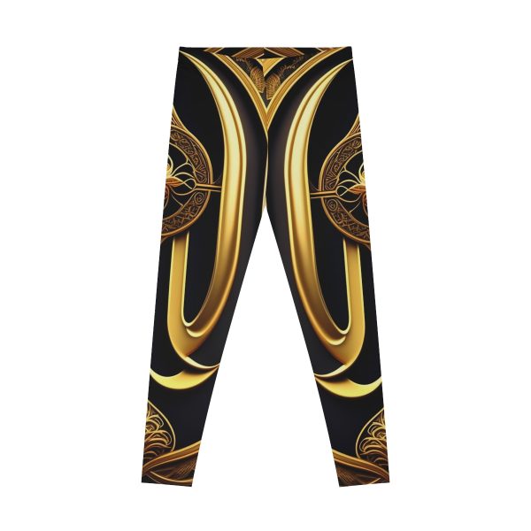 ActiveVibe™ Golden Goddess Yoga Pants 🧚 Embrace Your Inner Radiance!