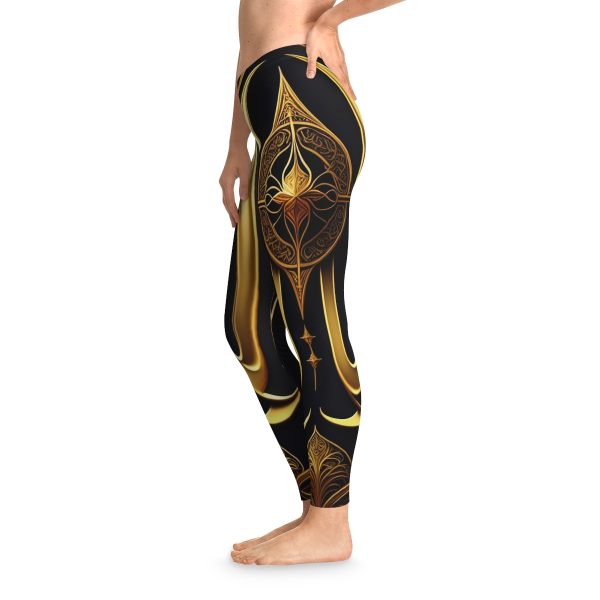 ActiveVibe™ Golden Goddess Yoga Pants 🧚 Embrace Your Inner Radiance!