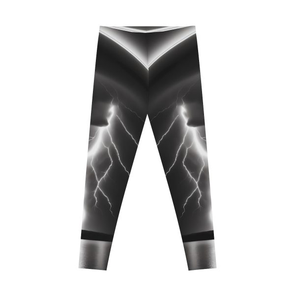 ActiveVibe™ Thunderstrike Leggings 💫 Electrify Your Style with Stormy Flair!