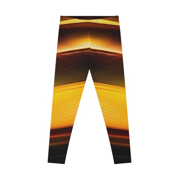 ActiveVibe™ Glowing Golden Goddess Yoga Pants 🧘🏼♀️ Embrace Your Radiant Power!