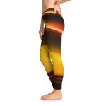 ActiveVibe™ Glowing Golden Goddess Yoga Pants 🧘🏼♀️ Embrace Your Radiant Power!