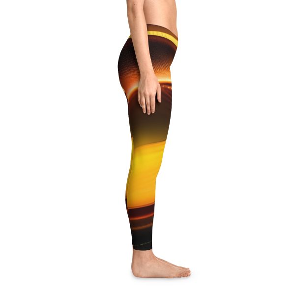 ActiveVibe™ Glowing Golden Goddess Yoga Pants 🧘🏼♀️ Embrace Your Radiant Power!