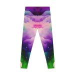 Ethereal Watercolor Dream Leggings - Dive into a World of Vibrant Serenity!