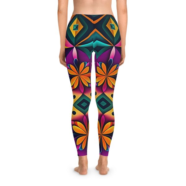 Brilliant Blossom Burst Leggings 🌸 Embrace Nature's Vivid Symphony!
