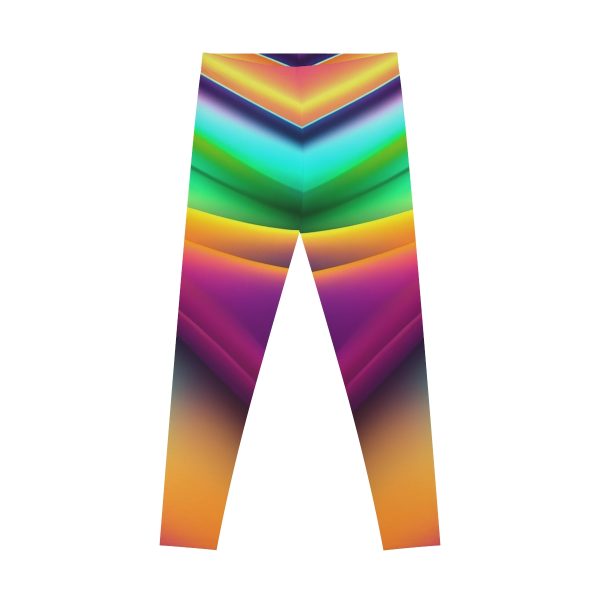 ActiveVibe™ Rainbow Bright Leisure Leggings 🌈 Illuminate Your Vibrant Spirit!
