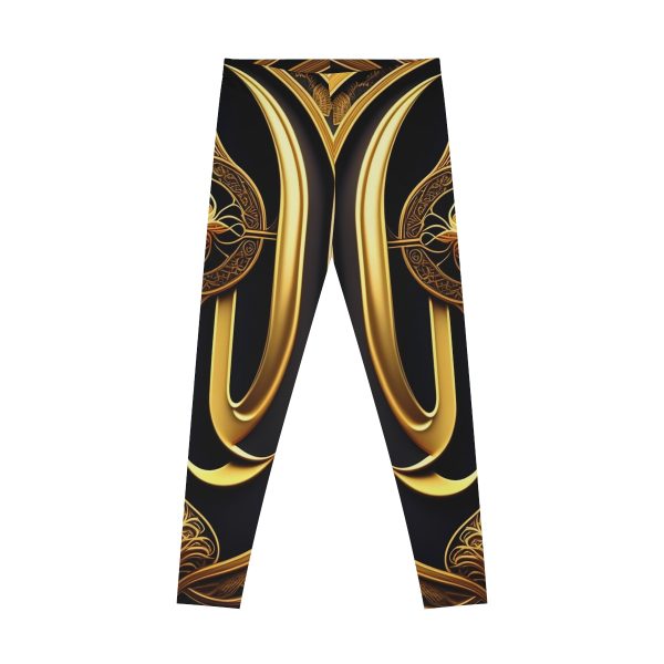 ActiveVibe™ Golden Goddess Yoga Pants 🧚 Embrace Your Inner Radiance!